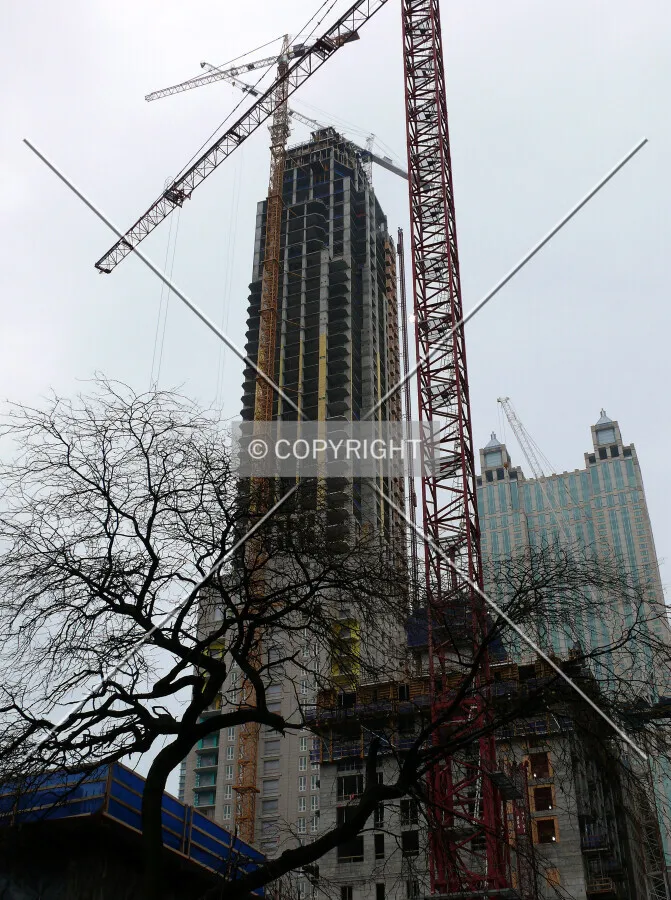 View to the northeast as seen from Delaware Place