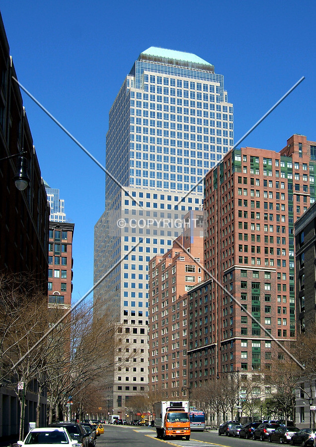 View from the southwest along South End Avenue