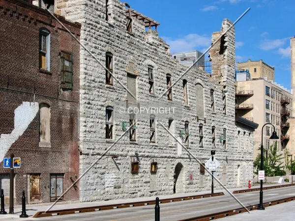 Ruins along West River Parkway