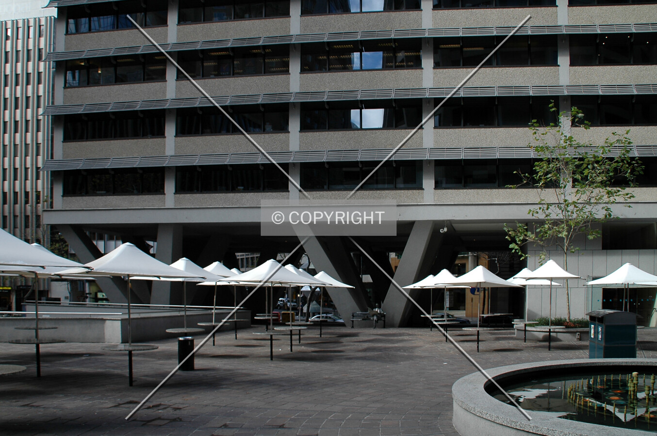 Base of the building