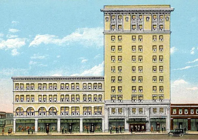 View from the northeast