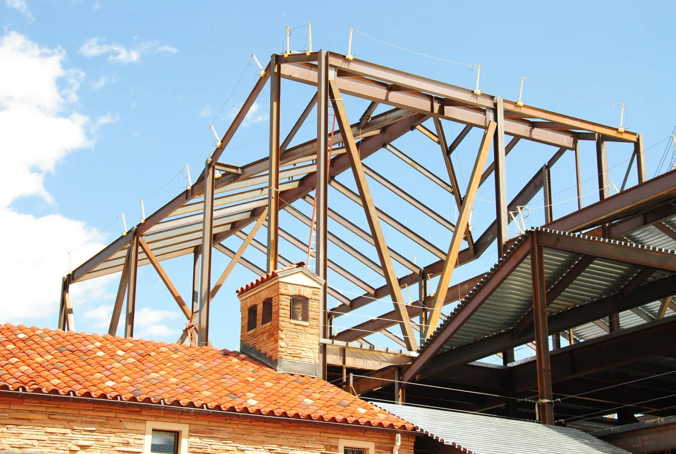 View to the southeast