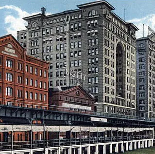 Vintage view from the northeast