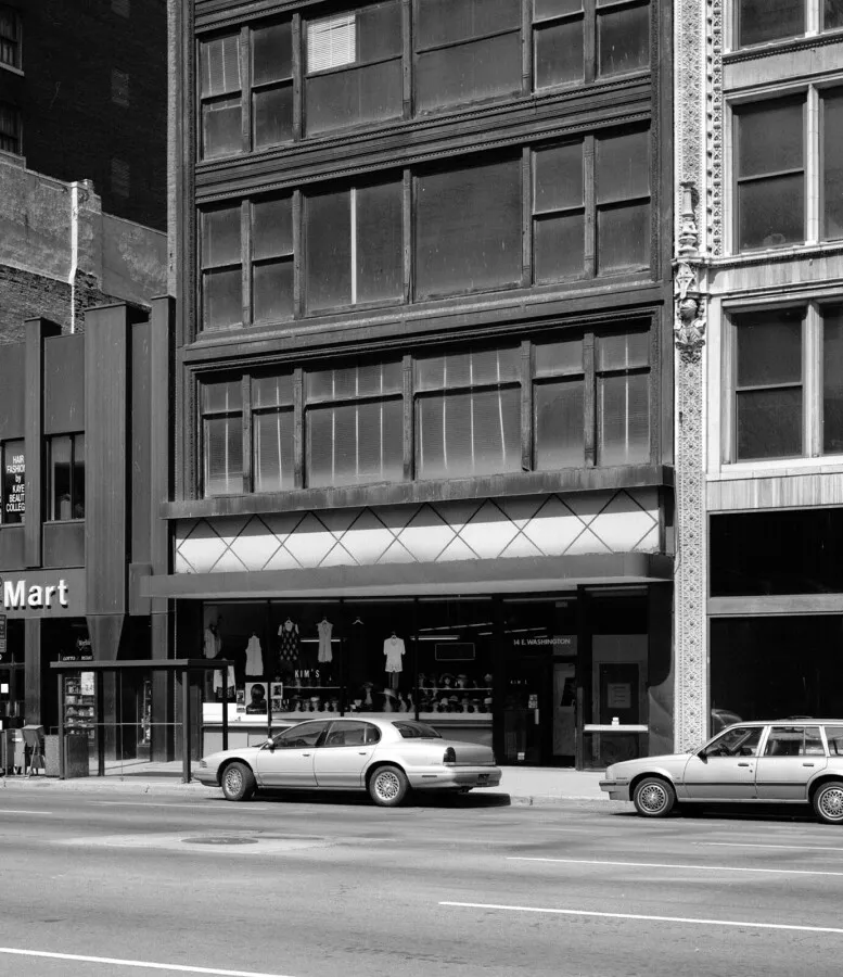 Vintage view from the southeast