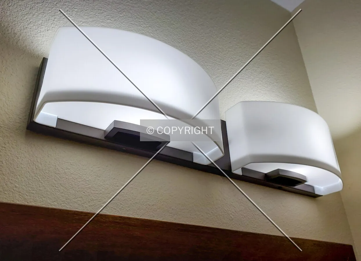 Guest bathroom light fixtures; January 23, 2021