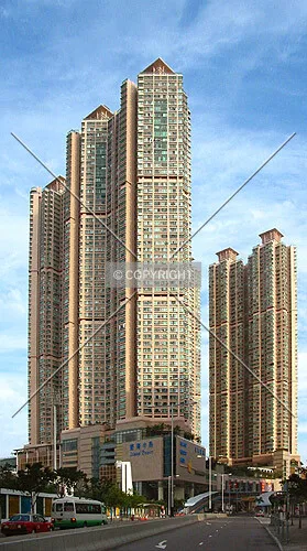 Southwest elevation from Siu Sai Wan Road