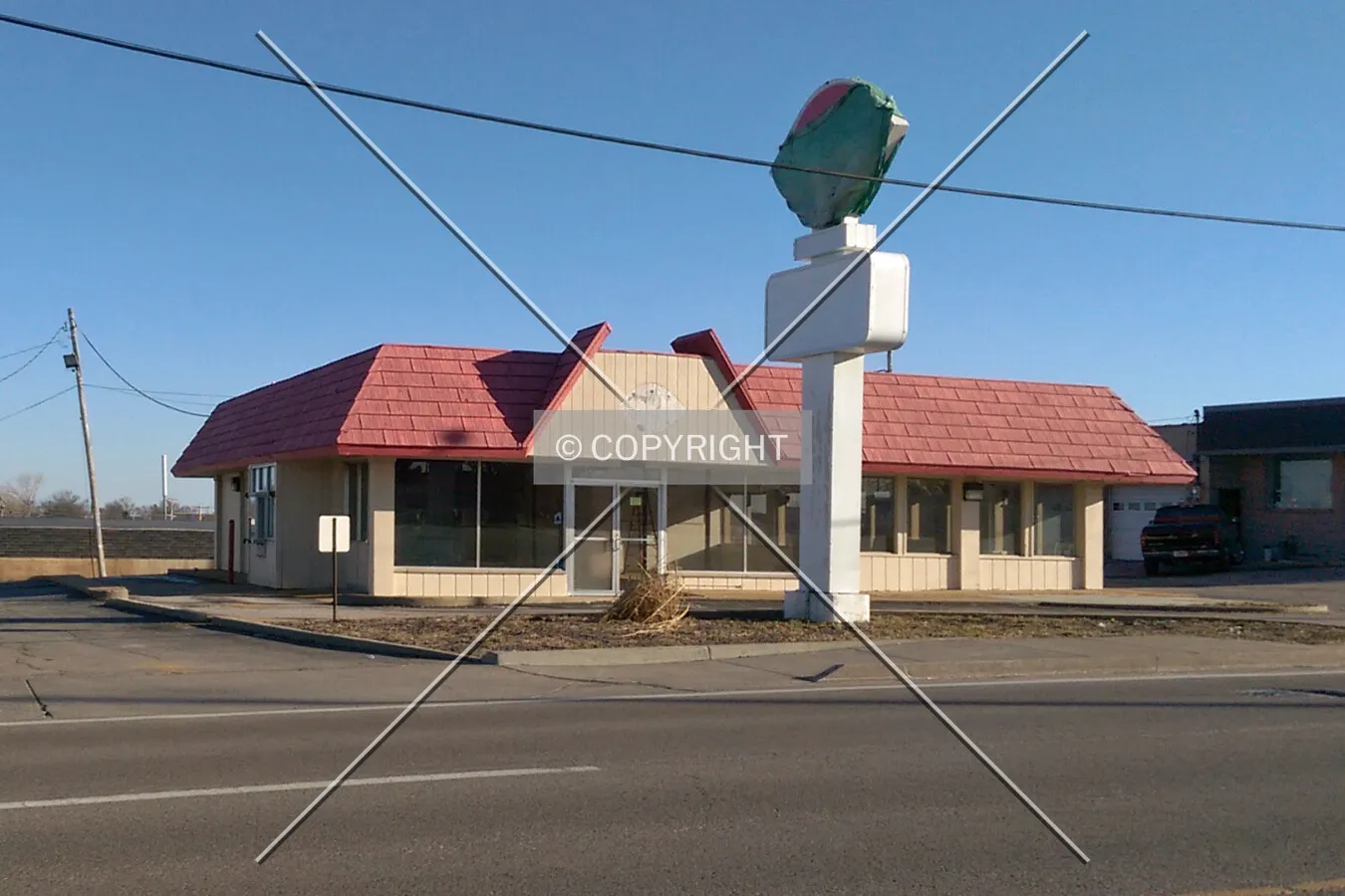 View from the northwest; March 7, 2015