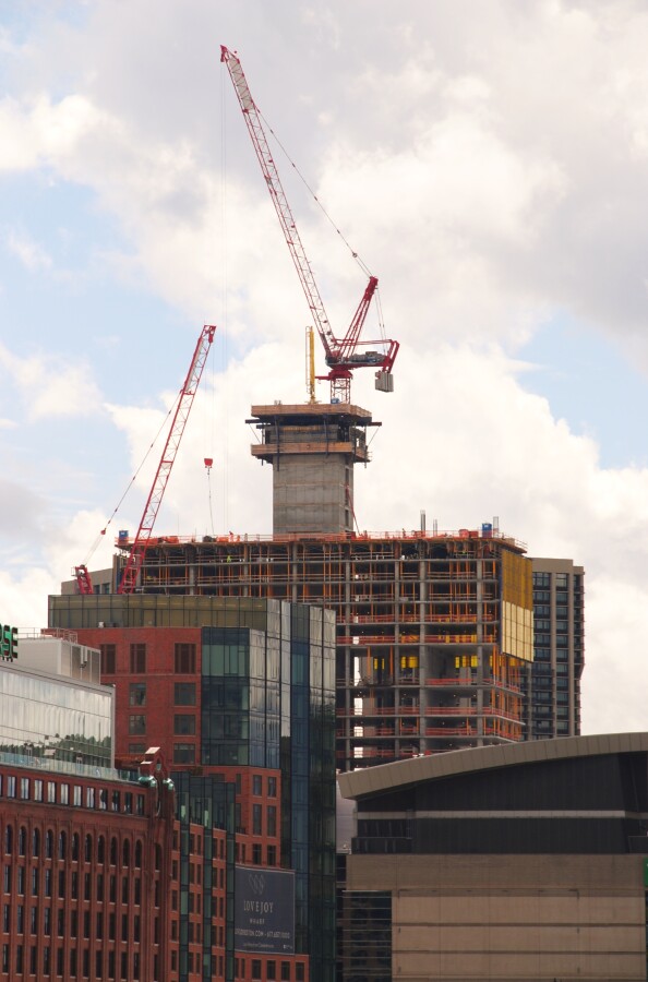 Distant view to the southwest