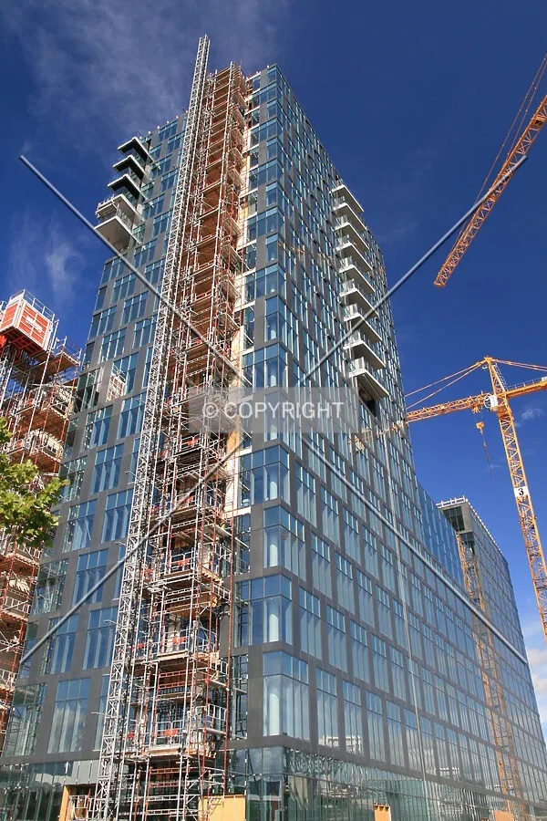 Looking up from the southeast