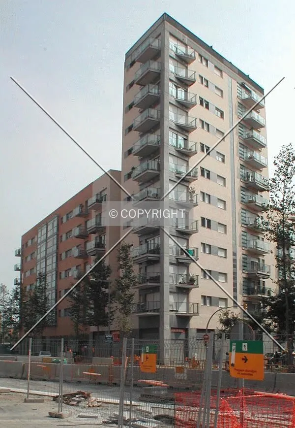 View of the building from Avinguda Diagonal