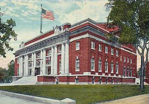Vintage view from the southeast