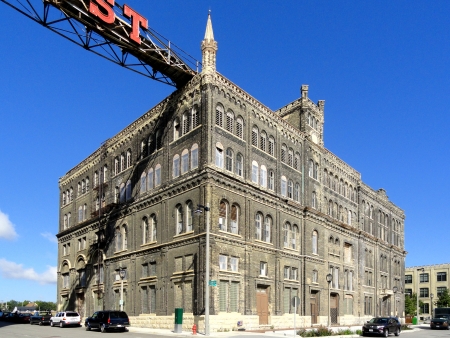 From across North 10th Street to the southeast