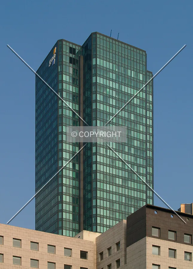 Top floors as seen from the southwest