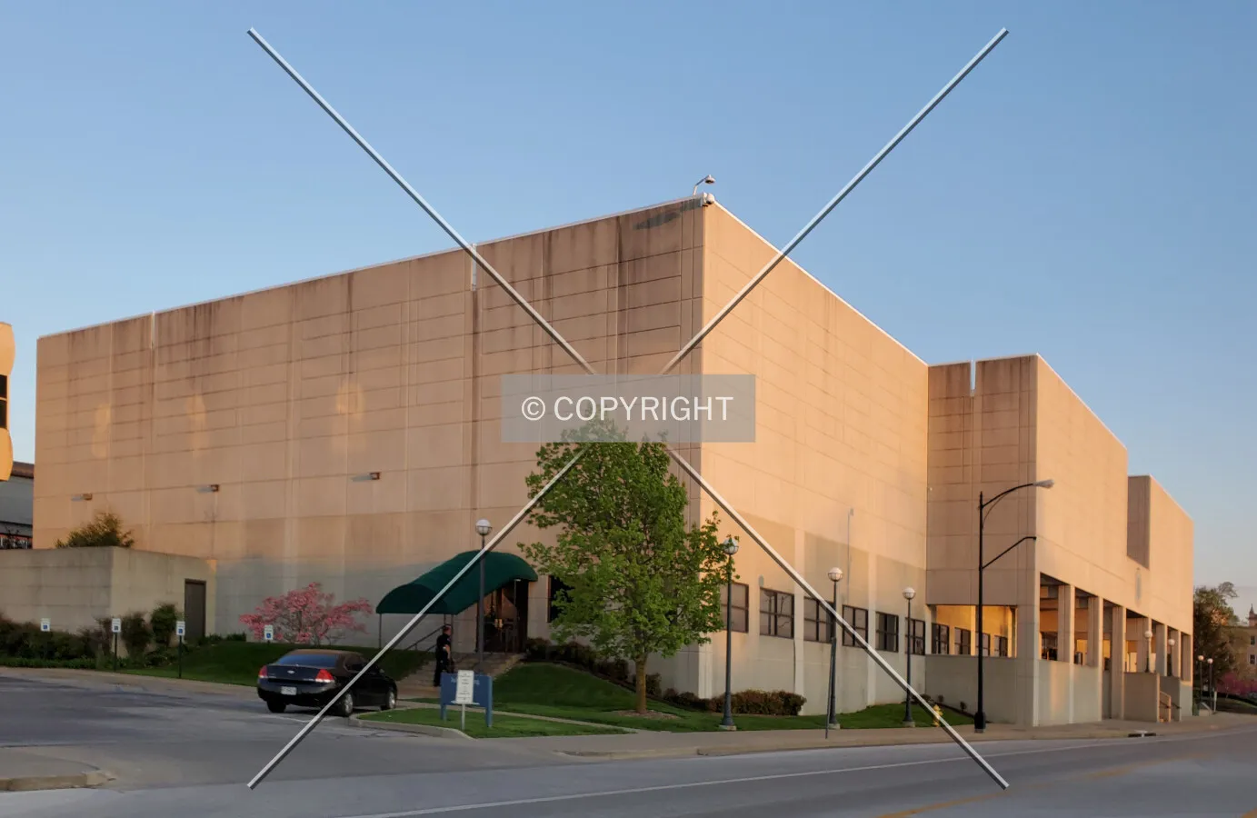 Northwest view; April 15, 2020