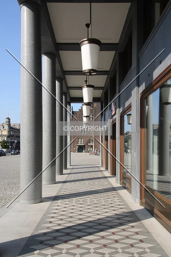 View of the arcade