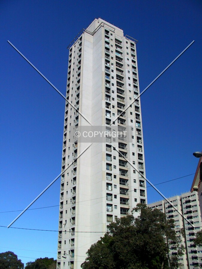 Looking up from Phillip Street
