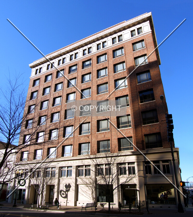 View from the southeast at 4th and Liberty Streets