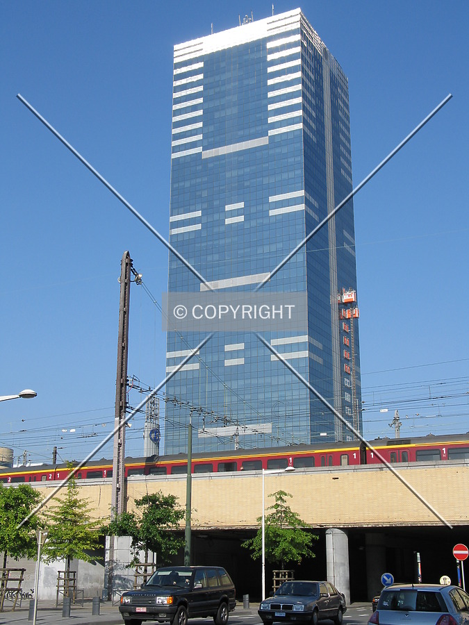 View from across the railway station
