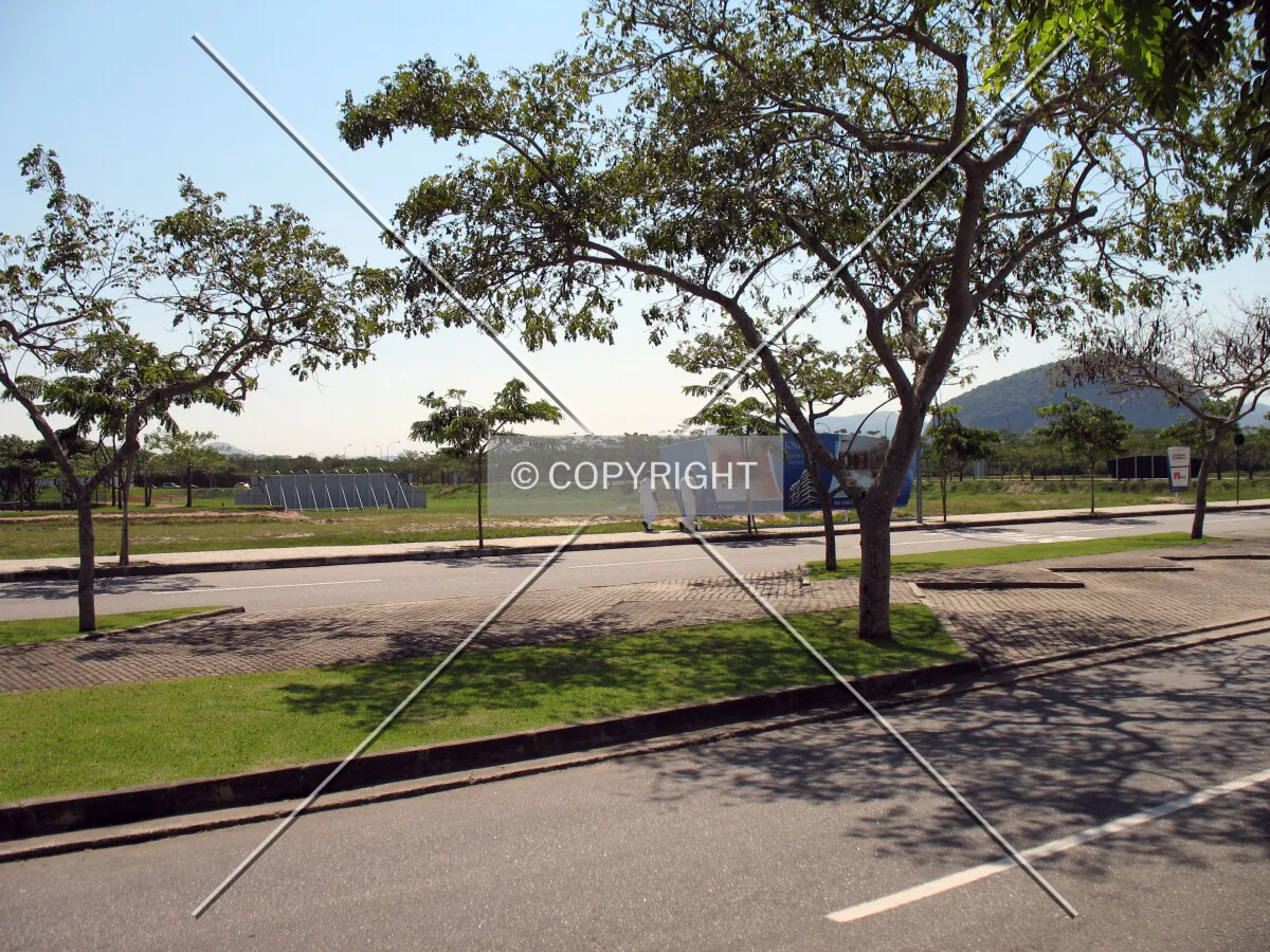 The site before construction