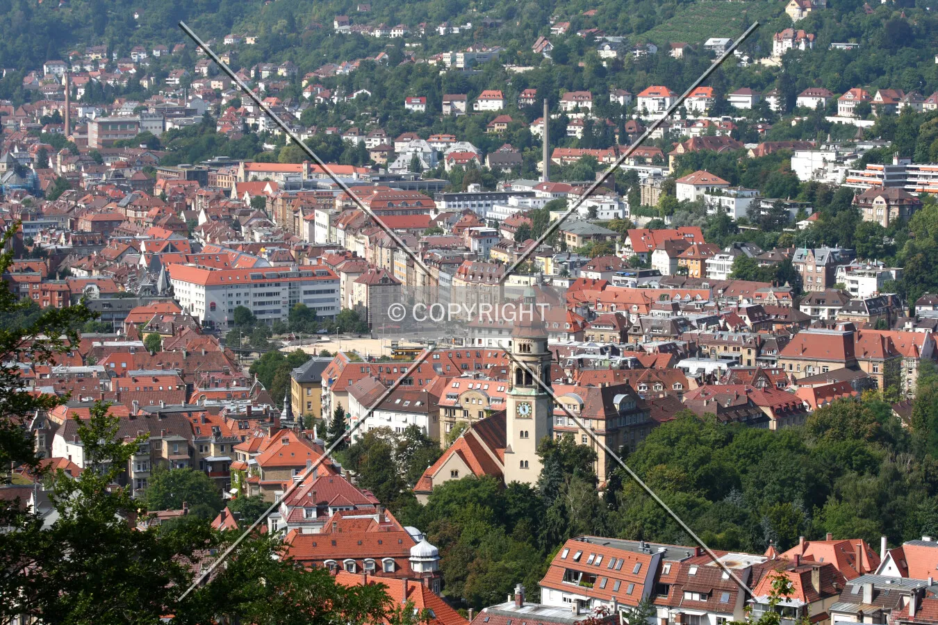 View from Weißenburgpark