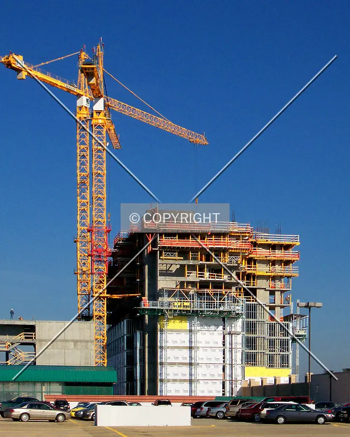 From the south during construction; December 28, 2006
