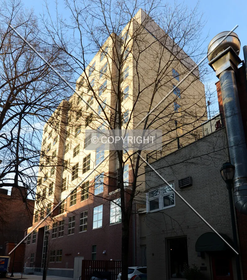 View from the southeast on Latimer Street