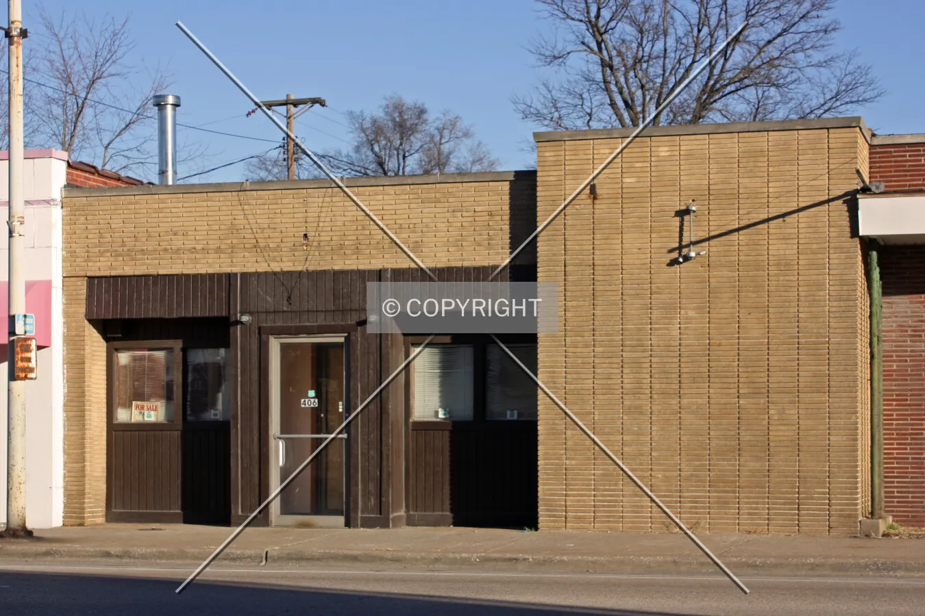 View from the west; January 4, 2011