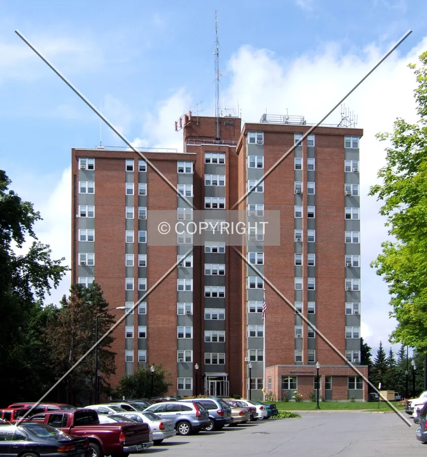 View from the northeast