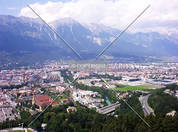 View to the northeast from Bergisel