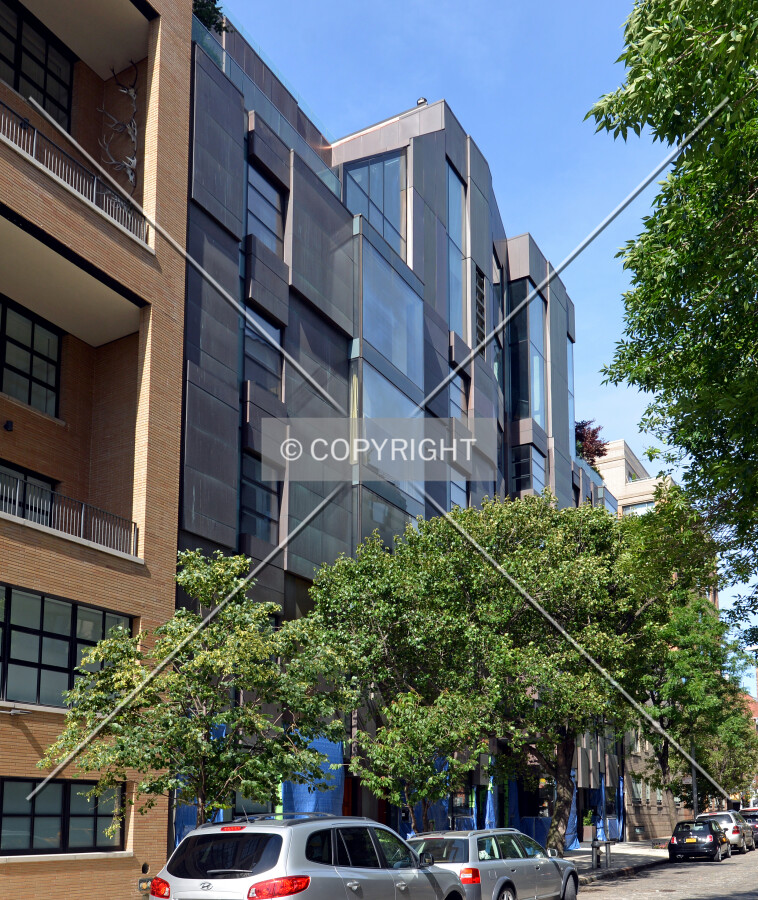 View from the southwest on West 12th Street