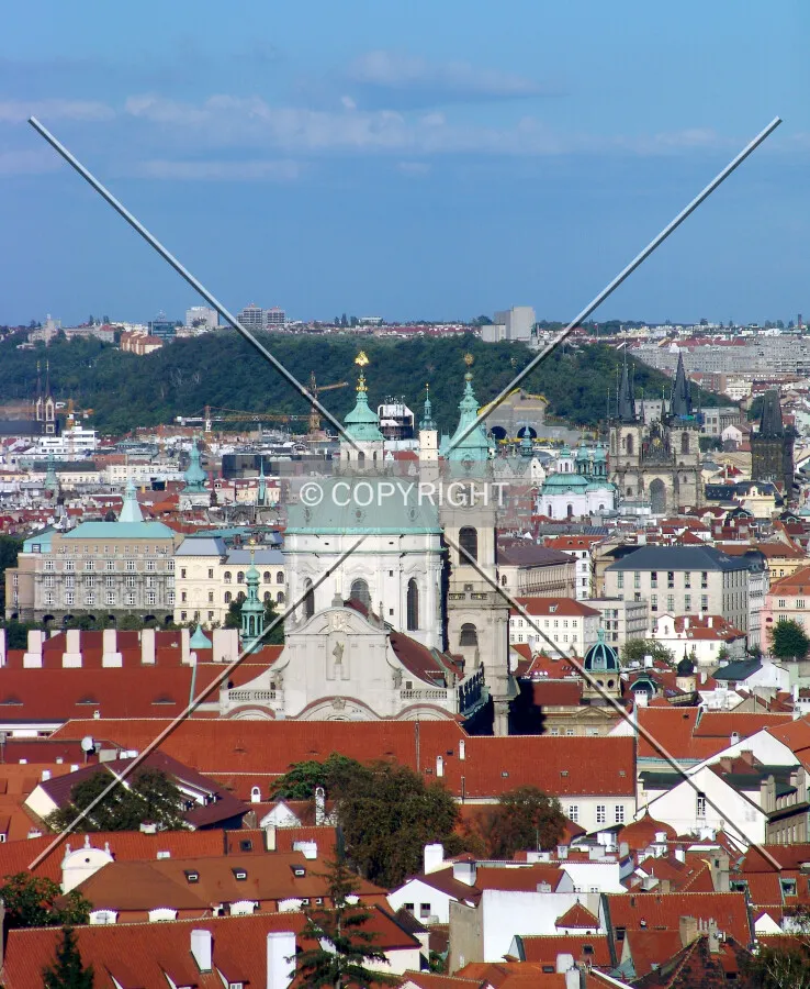 Looking east from Strahov Monastery