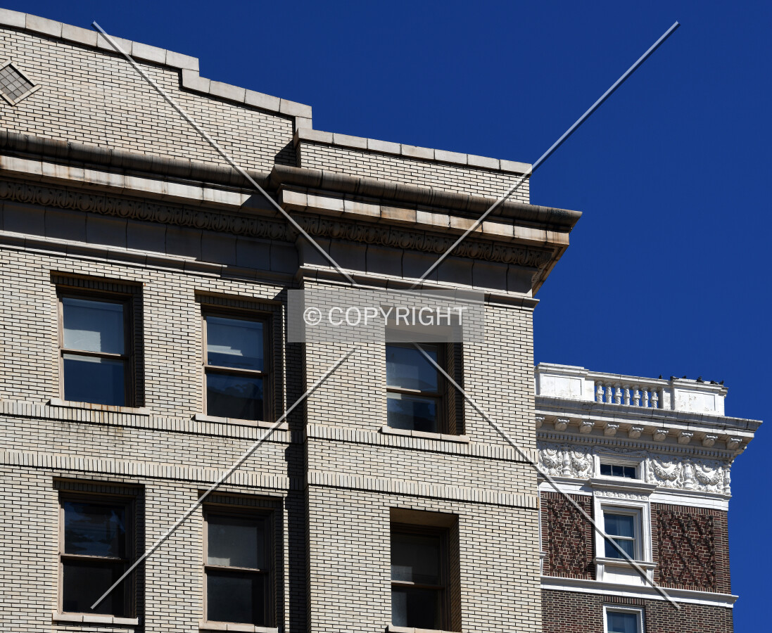 Cornice details from the southwest