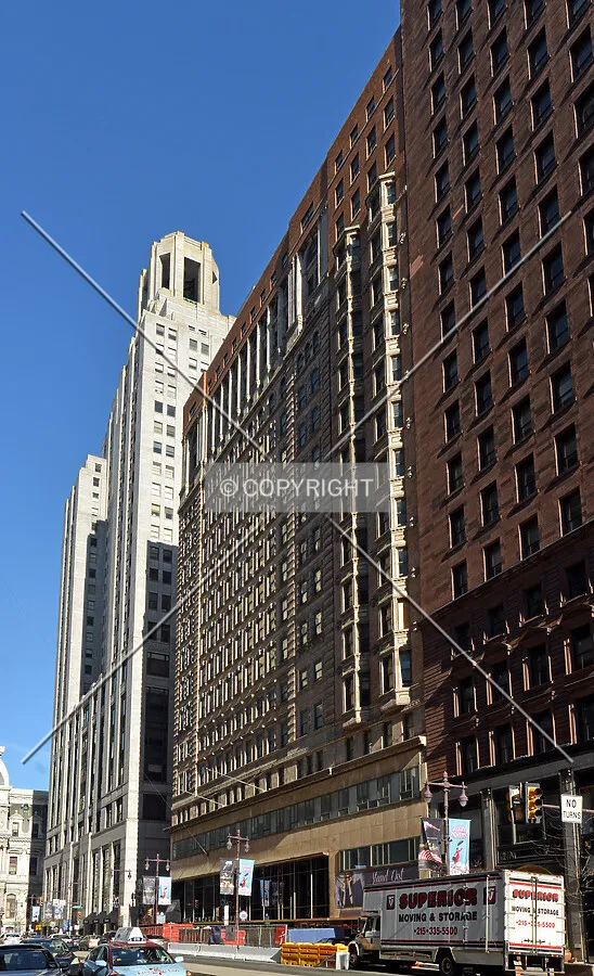 View from the southwest on Broad Street