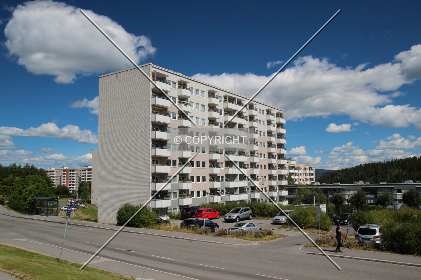 View from the south