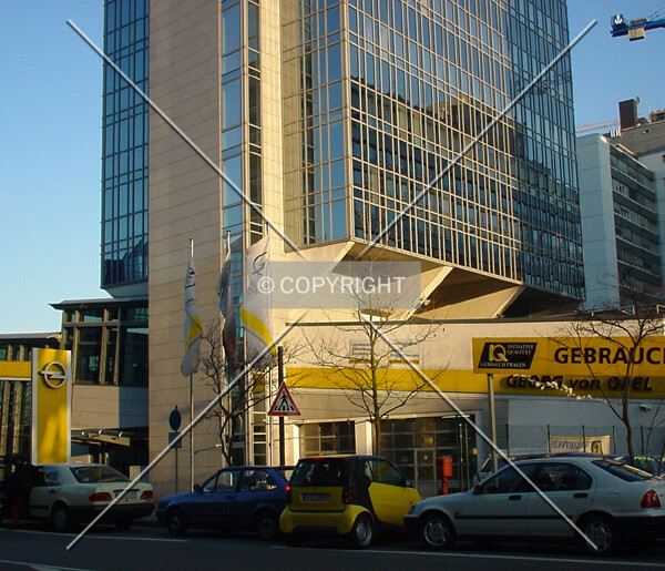As seen from Frankfurter Straße