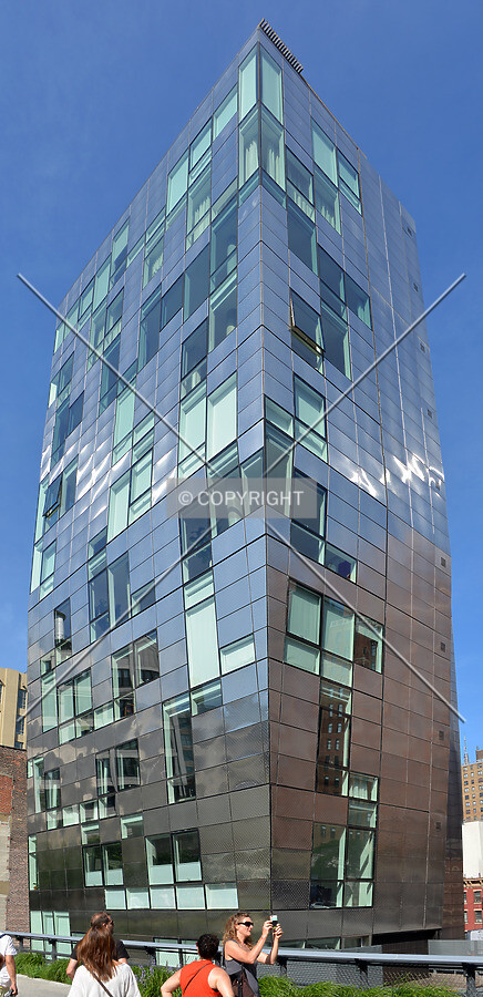 View from the southwest on the High Line at 24th Street