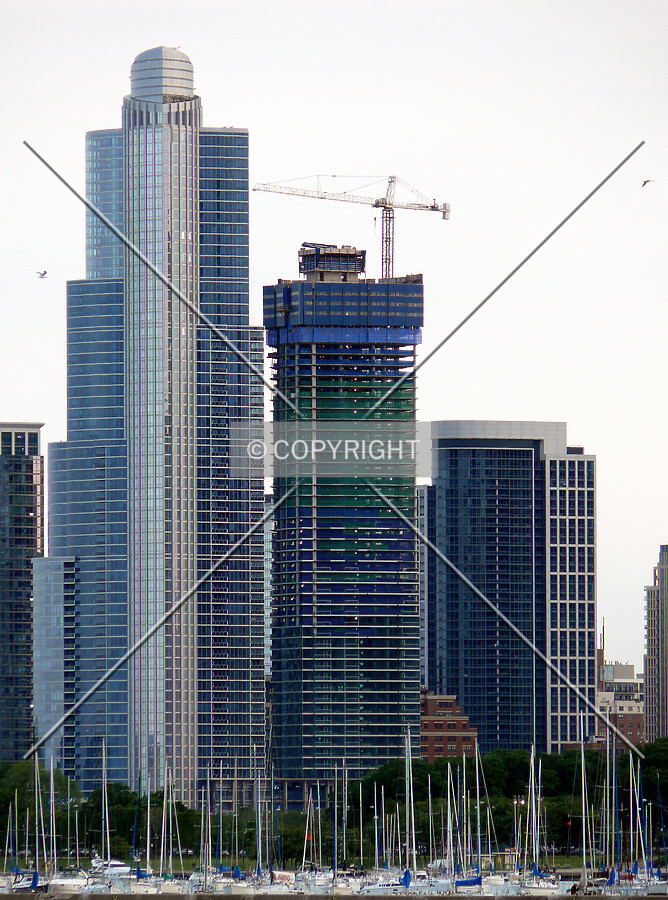View to the southwest from Lake Shore Drive