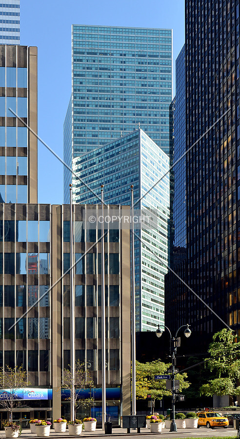View from the northwest at 53rd Street and Park Avenue