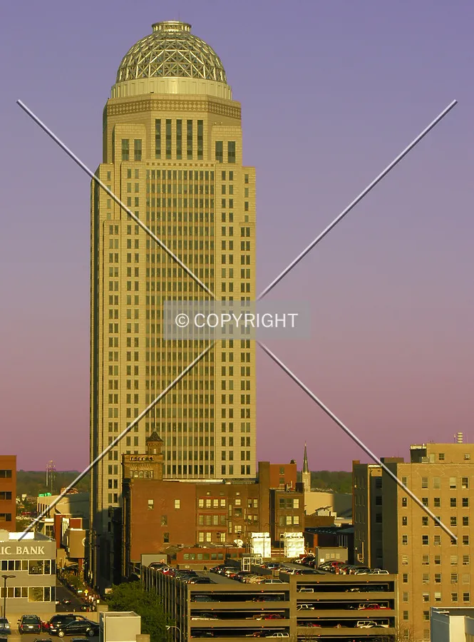 Looking east from the rooftop of the Glassworks building