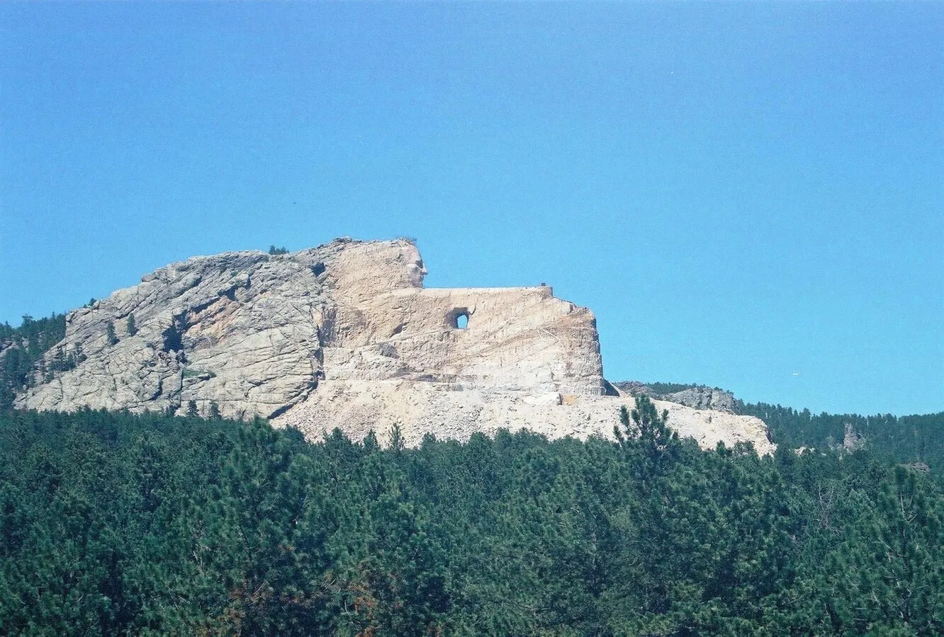 Distant view from the southwest