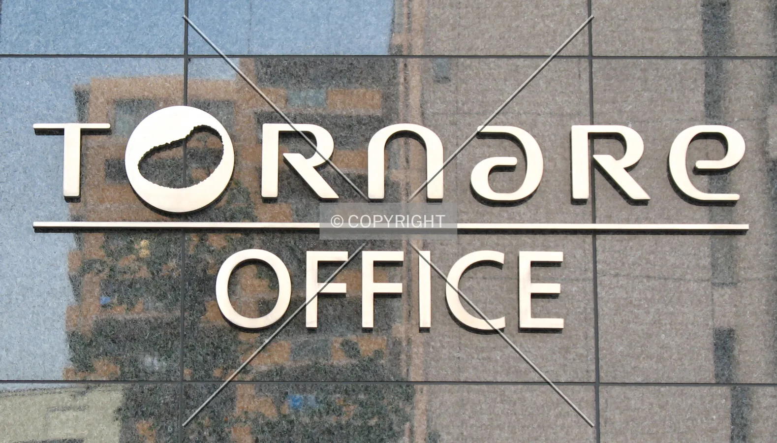 Name-plate near the northside entrance