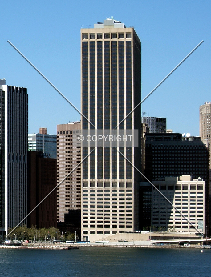 View from the southeast across the East River
