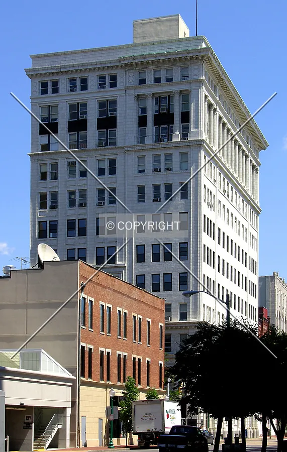 Looking southeast from Virginia Street