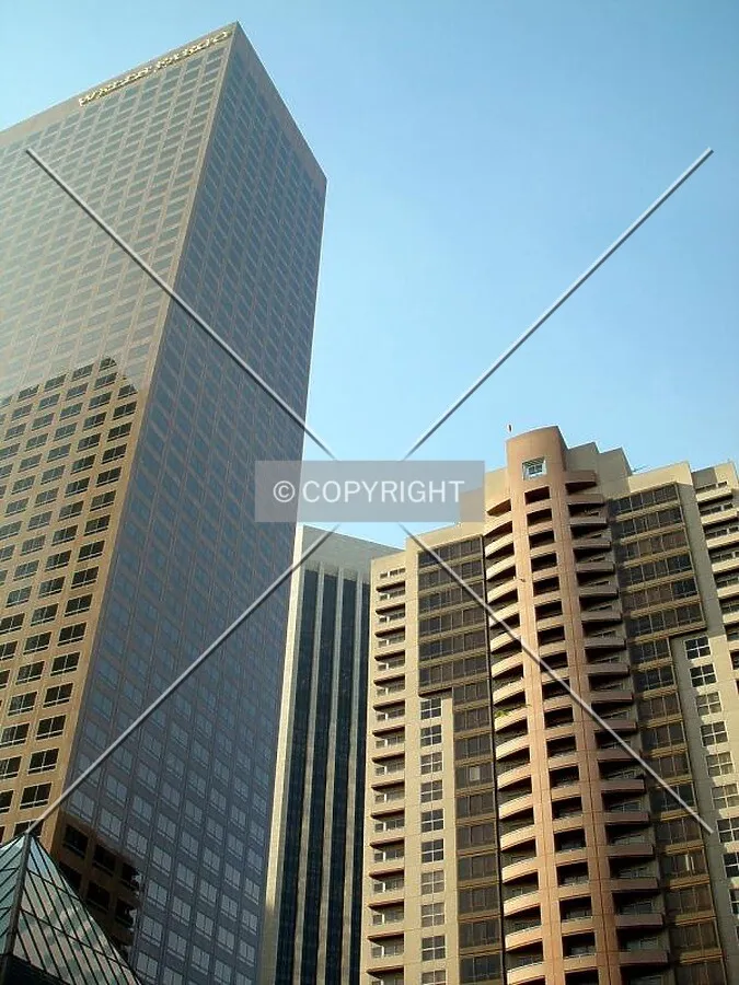 Juxtapositioned against its shorter neighbor