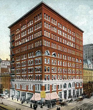 Vintage view from the southwest after vertical addition