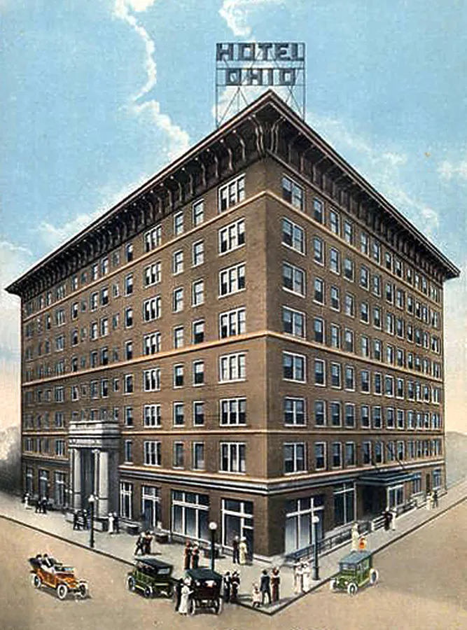 Vintage view from the northwest before vertical addition