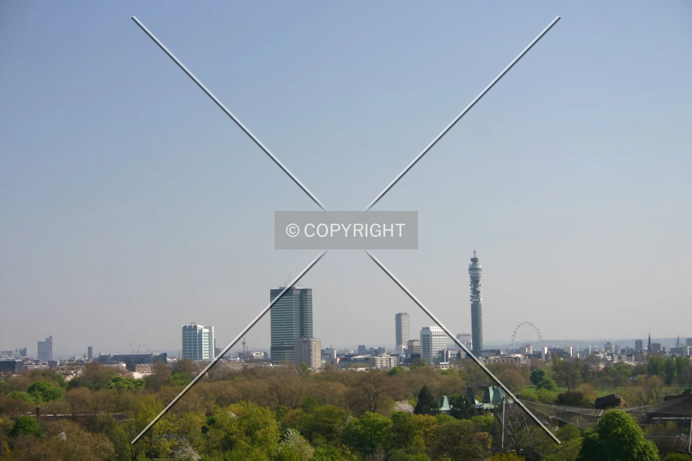Euston skyline from Primrose Hill