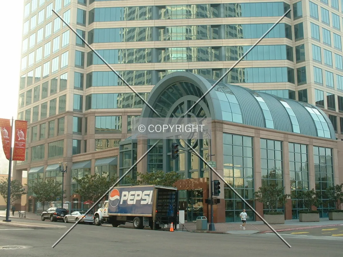 View of west entrance