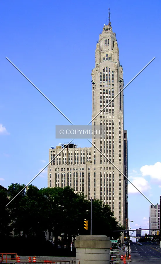 From West Broad Street to the west