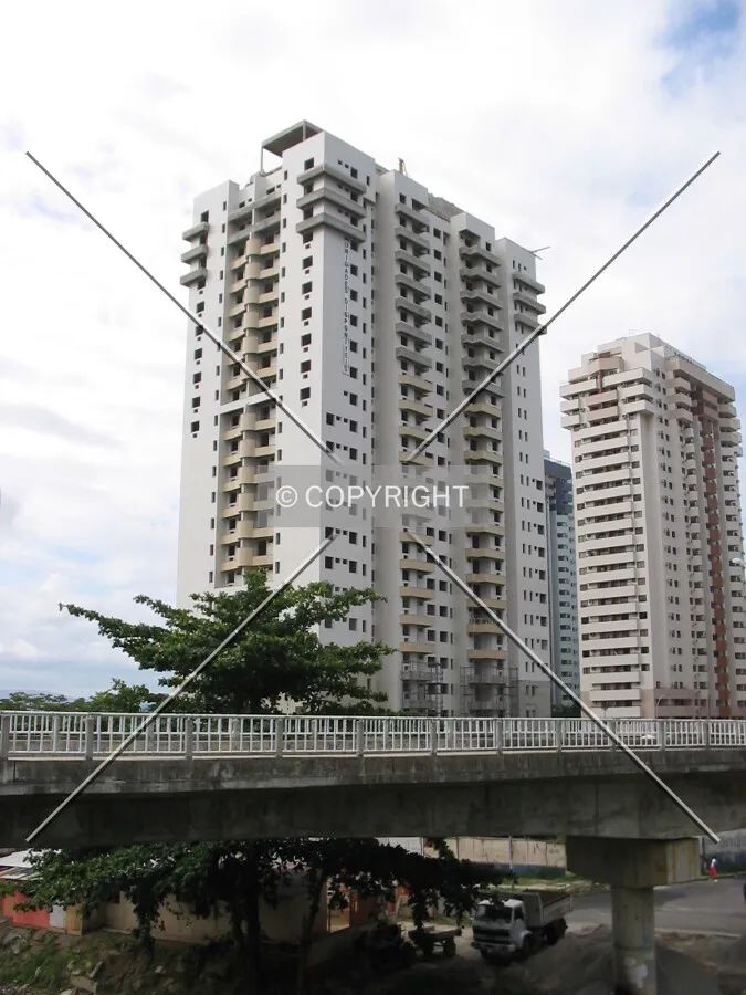 During facade work